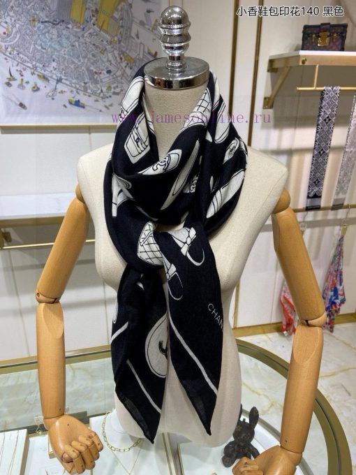 The new Chanel shoe bag printed with 140 cashmere square scarf is highly recommended by VIPsh16nl3wu - Image 5