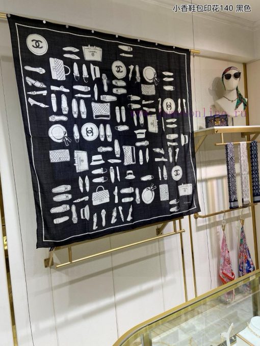 The new Chanel shoe bag printed with 140 cashmere square scarf is highly recommended by VIPsh16nl3wu - Image 11
