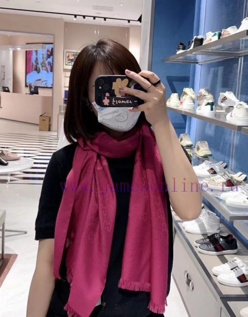 Gucci classic shawl GG letter double-sided long scarf G evergreen tree style, unisex and suiyktkxmp1