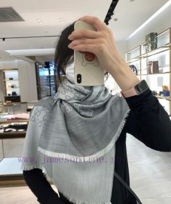 Gucci classic shawl GG letter double-sided long scarf G evergreen tree style, unisex and suim0tesqoc