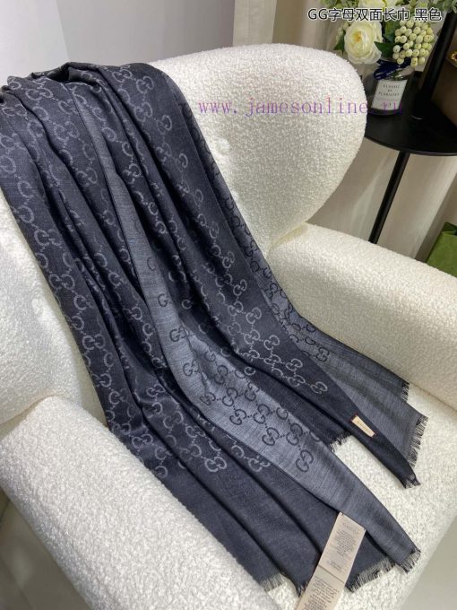 Gucci classic shawl GG letter double-sided long scarf G evergreen tree style, unisex and suikupjkc8v - Image 22