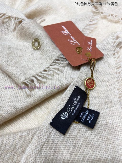 Piana LP Solid Color Tassel Large Triangle Scarf LP Cashmere Family, the new aristocrat in t0egqudf7 - Image 13