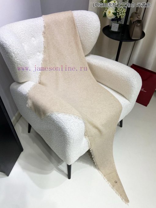 Piana LP Solid Color Tassel Large Triangle Scarf LP Cashmere Family, the new aristocrat in t0egqudf7 - Image 22