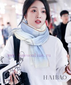 LP premium original single LP lightweight interlaced plaid long scarf ️ high cutting-edge prmlsm25zr
