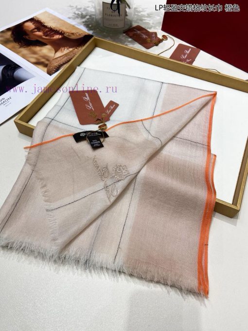 LP premium original single LP lightweight interlaced plaid long scarf ️ high cutting-edge prokjr4hss - Image 5