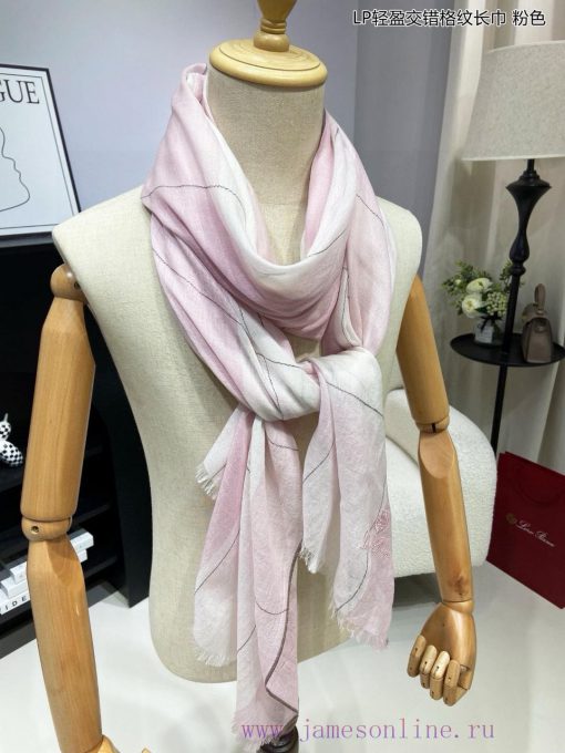 LP premium original single LP lightweight interlaced plaid long scarf ️ high cutting-edge pruds4yert - Image 18