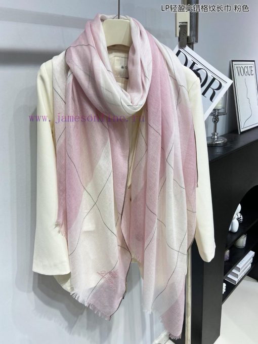 LP premium original single LP lightweight interlaced plaid long scarf ️ high cutting-edge pruds4yert - Image 23