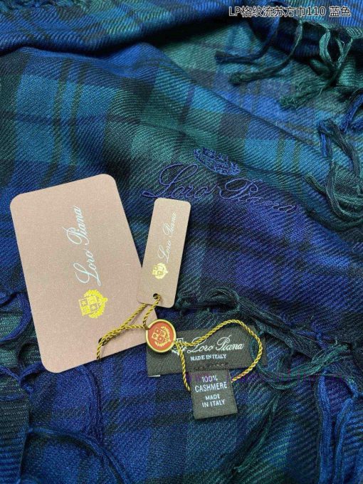 LP premium original single Christmas exclusive LP plaid fringe square scarf 110 ️ High end p4nzc2066 - Image 21