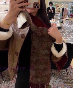 Stable 'High Rank' - The Most Fashionable Winter Gucci Autumn/Winter New Jacquard Double sidv1u2asri