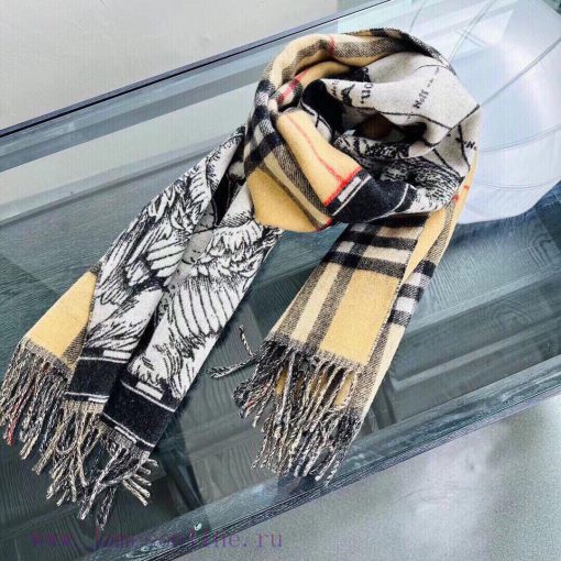 Burberry's new product in 2023, Swan double-sided scarf shawl 🧣 Crafted from carefully selecdievw8uh - Image 18