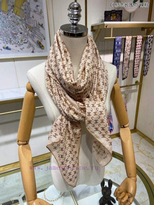 The new Celine CL logo long scarf is recommended for VI, so be sure to start quickly. High e8iy8hy9l - Image 15