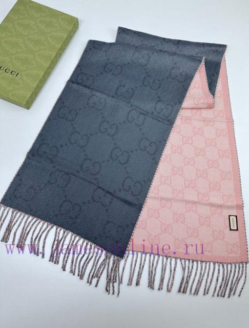 Hot selling three color spot double-sided jacquard Gucci Su scarf 194 * 34cm100% cotton woolgcppgeb6 - Image 8