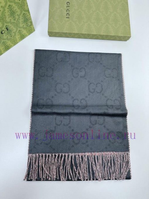 Hot selling three color spot double-sided jacquard Gucci Su scarf 194 * 34cm100% cotton woolgcppgeb6 - Image 12