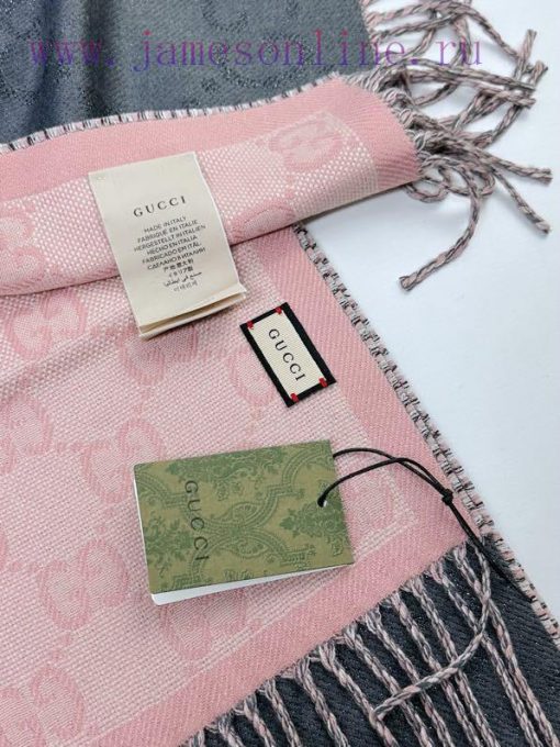 Hot selling three color spot double-sided jacquard Gucci Su scarf 194 * 34cm100% cotton woolgcppgeb6 - Image 13