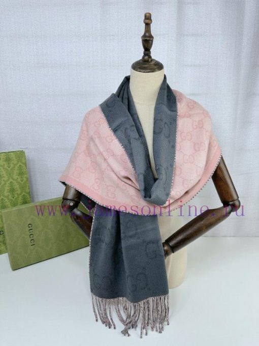 Hot selling three color spot double-sided jacquard Gucci Su scarf 194 * 34cm100% cotton woolgcppgeb6 - Image 18