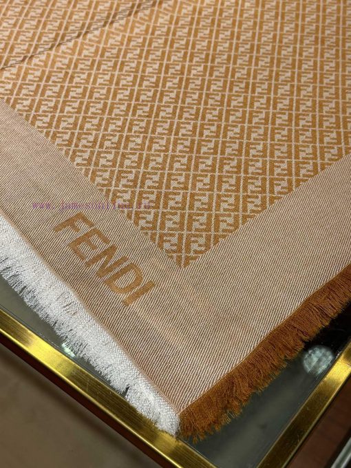 Large shawl, luxurious jacquard weaving of blue soft mulberry silk and wool blend material, 64tp8ao3 - Image 16