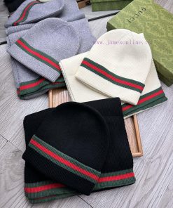 G Home Wool Set Hat Classic Set Hat Scarf Warm and Super Comfortable~Winter Sister's Age Redeoqaos5x