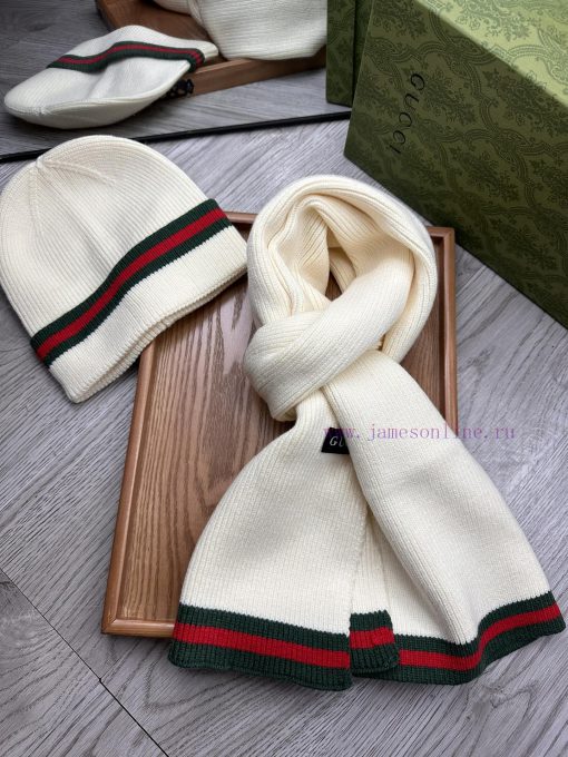 G Home Wool Set Hat Classic Set Hat Scarf Warm and Super Comfortable~Winter Sister's Age Redeoqaos5x - Image 9