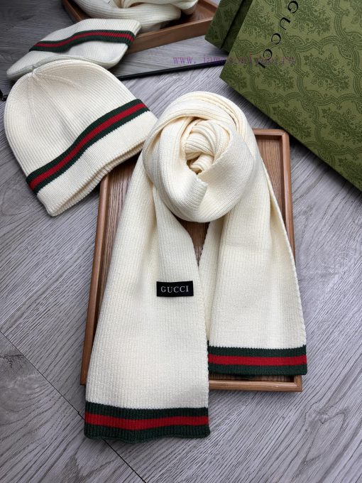G Home Wool Set Hat Classic Set Hat Scarf Warm and Super Comfortable~Winter Sister's Age Redeoqaos5x - Image 15