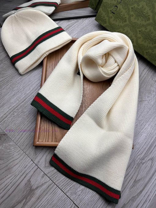 G Home Wool Set Hat Classic Set Hat Scarf Warm and Super Comfortable~Winter Sister's Age Redeoqaos5x - Image 16