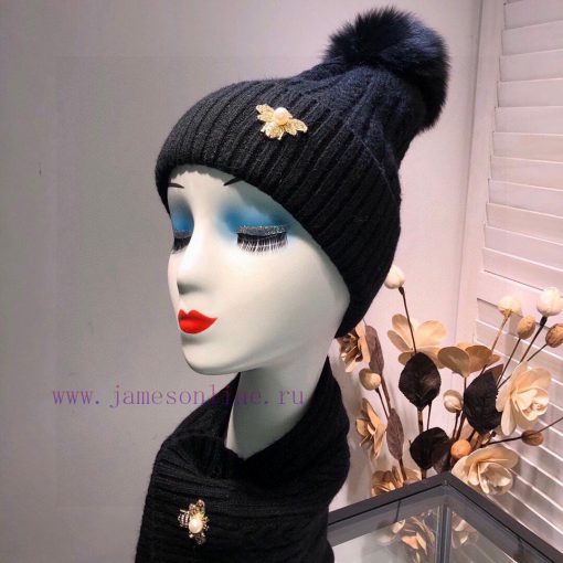 Gucci set GUCCI set ️ Same style hot release ️ Comes with 15cm real fox big wool ball ️️ Wooz6kj6z5y - Image 9