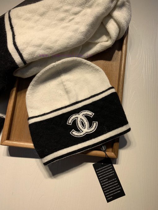 C Home Three Piece Wool Set Hat Scarf Glove Classic Set Hat Warm and Super Comfortable~Wintek0f9nqy6 - Image 9