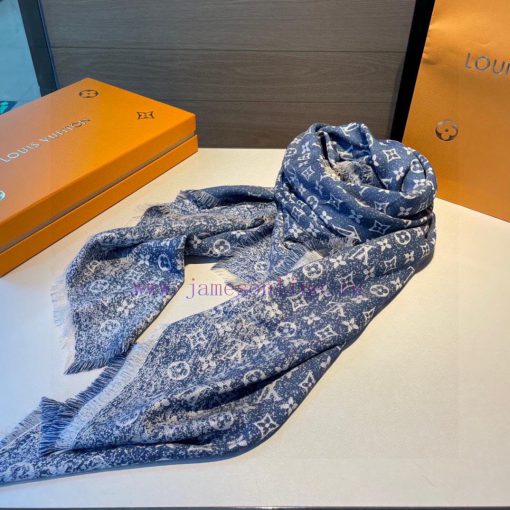 The Denim Gradient shawl presents a gradient effect, resembling the unique texture of belovesdv23x2z - Image 19