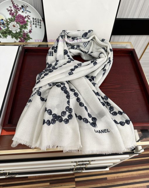 Chanel Silver Silk 2023 [Eating Melon] Sparkling Pearl Style Series [Coffee] Top Design is ssv63s2zz - Image 5