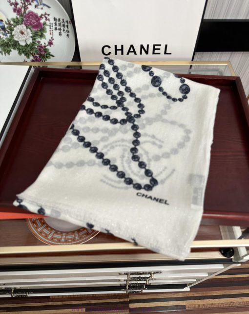 Chanel Silver Silk 2023 [Eating Melon] Sparkling Pearl Style Series [Coffee] Top Design is ssv63s2zz - Image 12