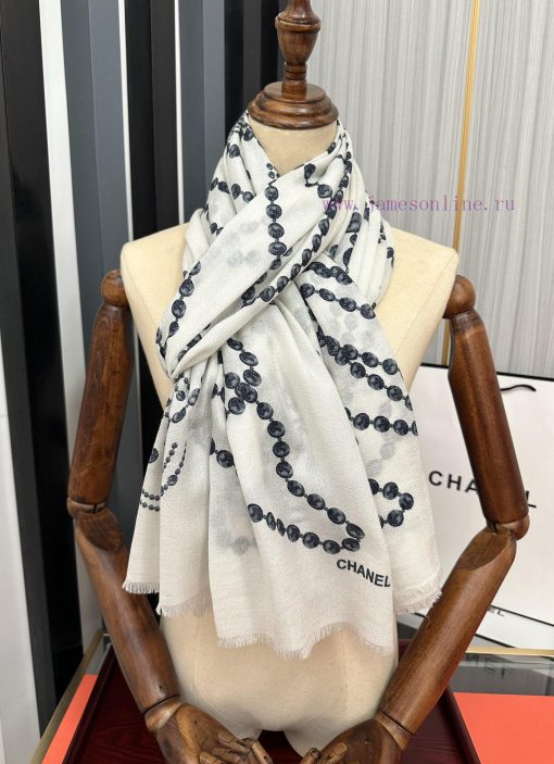 Chanel Silver Silk 2023 [Eating Melon] Sparkling Pearl Style Series [Coffee] Top Design is ssv63s2zz - Image 18