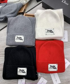 D Aojia Wool Set Hat Classic Set Hat Scarf Warm and Super Comfortable~Winter Sister's Age Repymgupu7