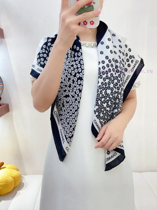Double sided same color CHANEL mountain black and white color 90 double-sided same color pri2mcre59w