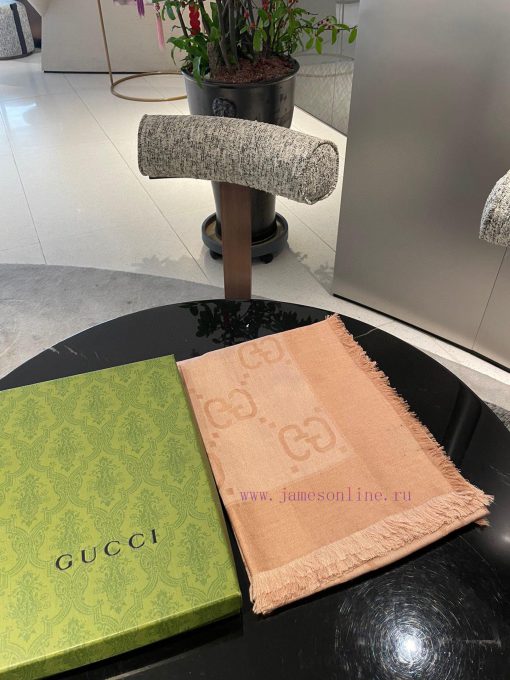 Gucci2023 scarf, top of the line original product new color GUCCI classic diagonal dual colovfepu3cr - Image 4