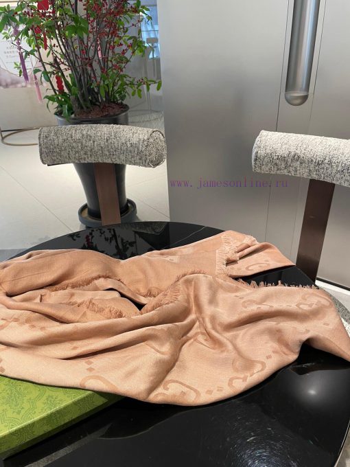 Gucci2023 scarf, top of the line original product new color GUCCI classic diagonal dual colovfepu3cr - Image 7
