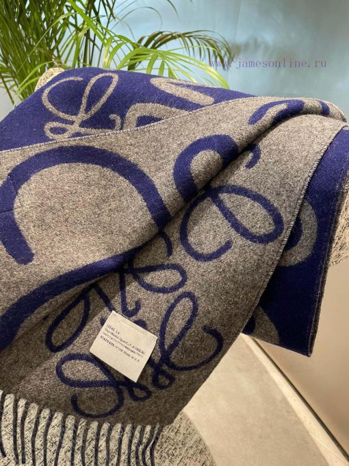 Top selling item: LW color blocked cashmere long scarf 🧶 LOEWE 2022 The early autumn series xvmnkewu - Image 15