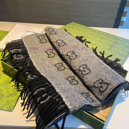 The latest double-sided dual-use scarf at the purchasing level, with the GG logo as Gucci's 2jl5hk7r - Image 5