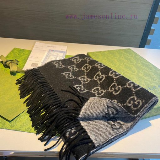 The latest double-sided dual-use scarf at the purchasing level, with the GG logo as Gucci's 2jl5hk7r - Image 13