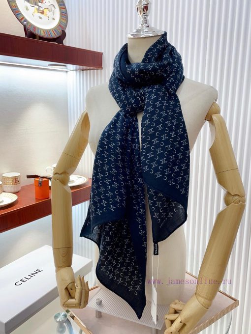 The Celine CL logo long scarf is recommended for VI, so be sure to start quickly. It is a hisa8thtp0 - Image 17