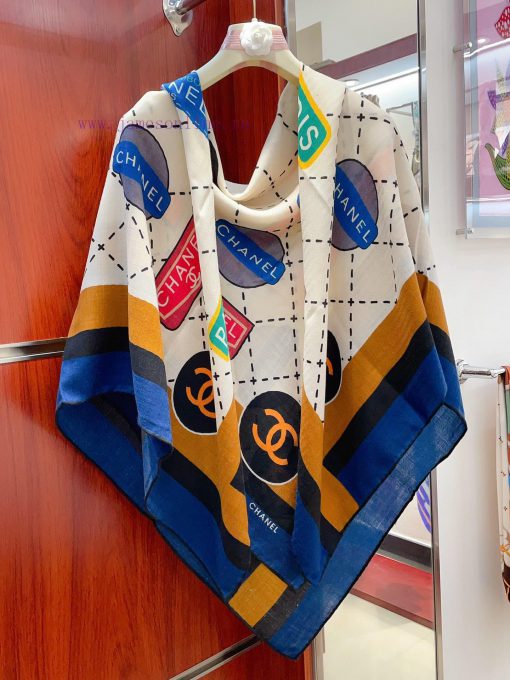 Chanel LOGO Letter 140 Cashmere Square Scarf High end Love Pure Cashmere Baby Touch Comforta89iq4e3r - Image 13