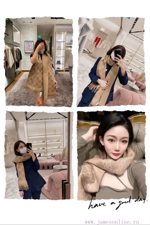 FENDI scarf, with a super gentle and stylish double-sided design, feels younger, gentler, anlj36v2il - Image 2