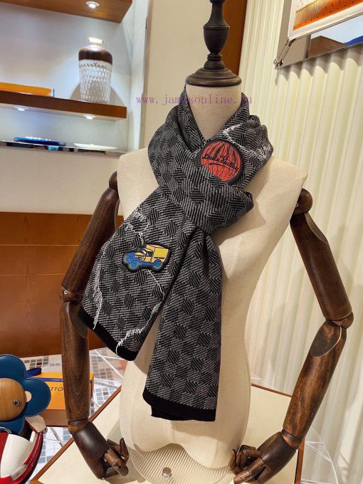 Heavy Industry LV synchronization, fashionable high-end MA series men's high-end wool scarf eedwssa3 - Image 9
