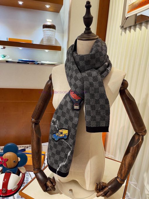Heavy Industry LV synchronization, fashionable high-end MA series men's high-end wool scarf eedwssa3 - Image 10