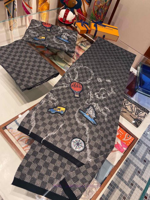 Heavy Industry LV synchronization, fashionable high-end MA series men's high-end wool scarf eedwssa3 - Image 12