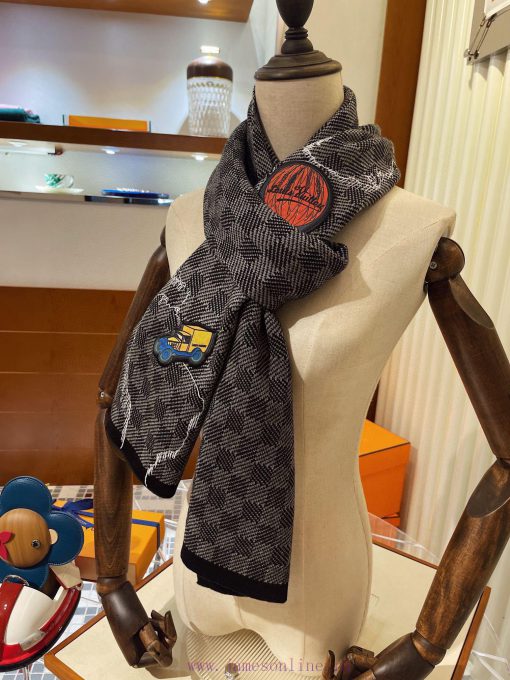 Heavy Industry LV synchronization, fashionable high-end MA series men's high-end wool scarf eedwssa3 - Image 13