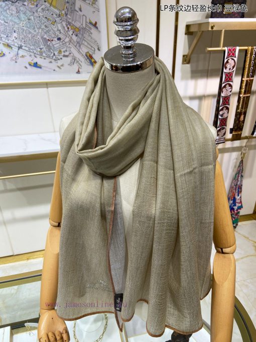 LP premium original single LP striped edge lightweight long scarf ️ High end product ️ Heavyq3qdoi7x - Image 6