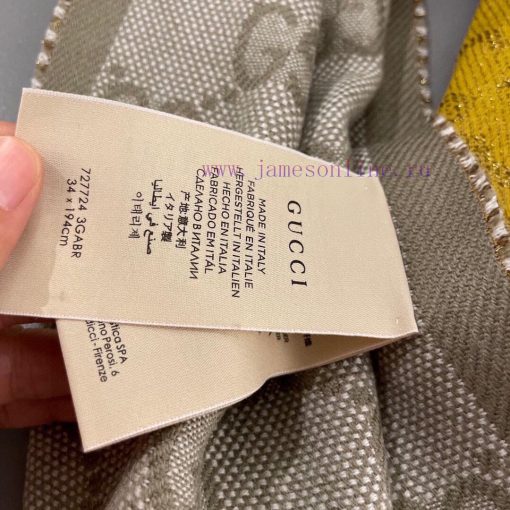 Gucci's new autumn and winter jacquard double-sided scarf is high-end and luxurious, with a x1tmjyon - Image 18
