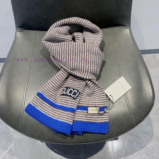 GucciGucci Autumn/Winter New Knitted Scarf, unisex, 1 * 32hlldkttn - Image 3