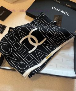 Chanel Knitted Scarf, Size 190 * 35uex1lb7i