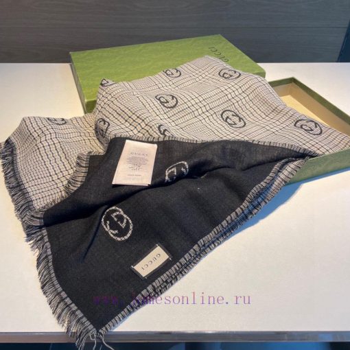 High quality GG grid double-sided long scarf, apart from being expensive, has no problem. Thugfluaic - Image 7