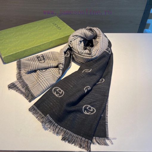 High quality GG grid double-sided long scarf, apart from being expensive, has no problem. Thugfluaic - Image 8